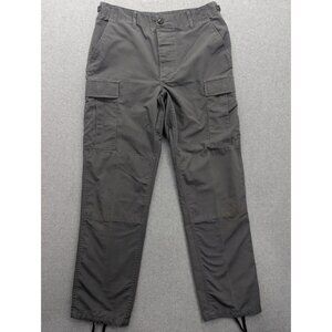 Propper Cargo Pants Mens Medium Long Gray Ripstop Adjustable Waist Tactical